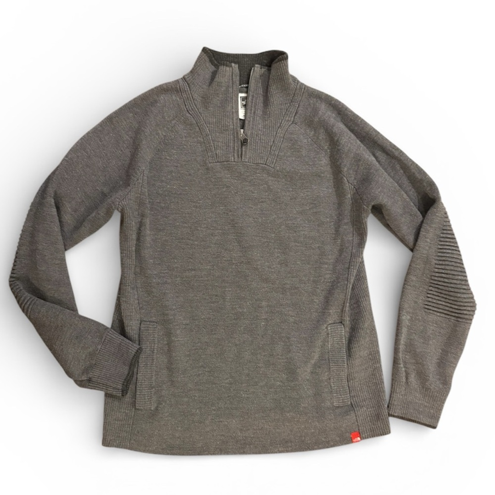 The North Face Sweater 1/4 Zip Wool Blend Size Large